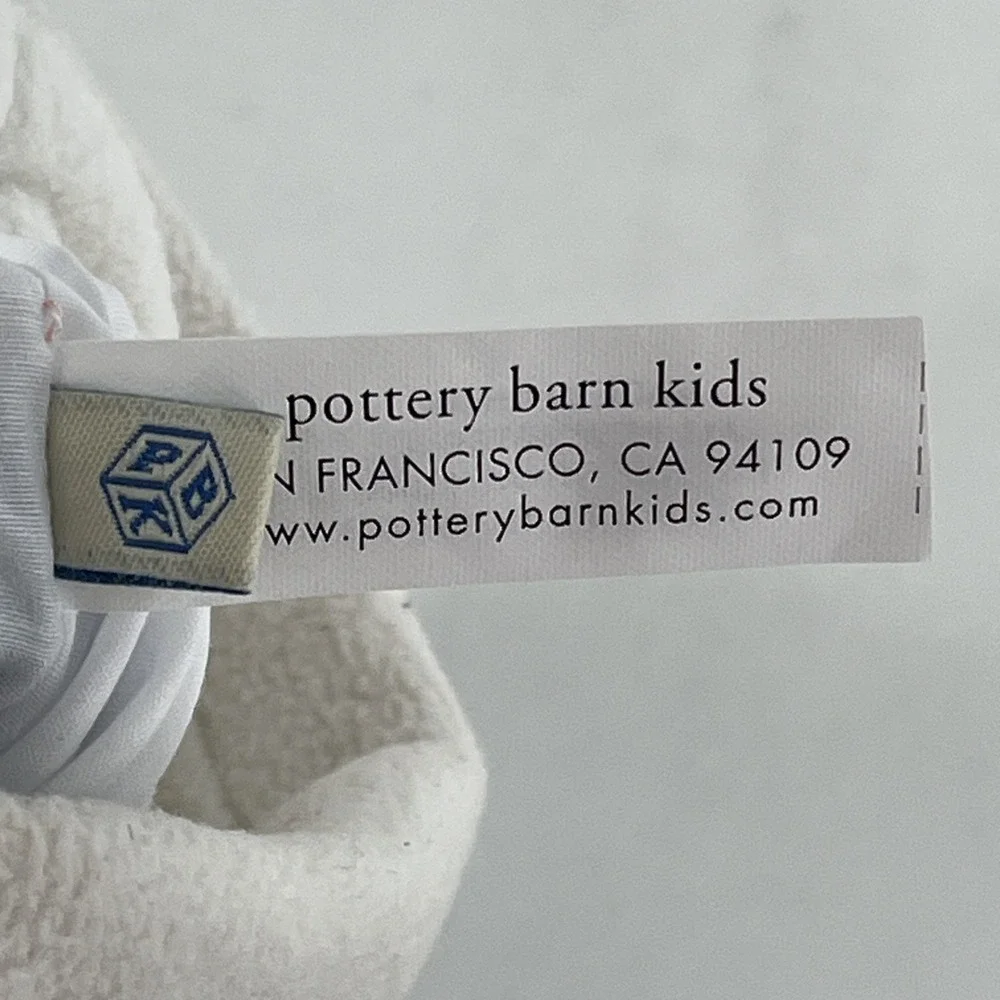 Rare Pottery Barn Felt‎ Christmas Stocking Blue 2 Empire Penguins Snow Poms, 22